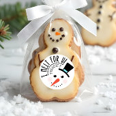 Ich schmelze für dich | Frosty Jolly Snow Man Chri Runder Aufkleber