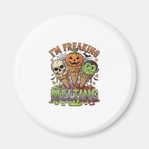 Ich schmelze total Halloween Eis Schädelförmige Pu Magnet