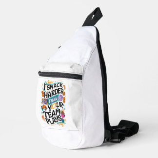 ICH SCHNACK HARTER ALS DEIN TEAM SPIELT CROSSBODY BAG