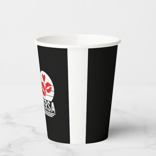 Ich schnappe Kisses und Vize Versa Shirt, Kisses u Pappbecher (Links)