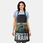 Ich schnarche nicht, dass ich träume, ich bin ein  schürze (Getragen)