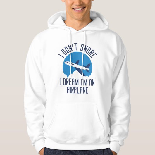 Ich schnarche nicht hoodie (Vorderseite)