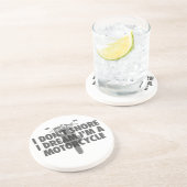 Ich schnarche nicht i-Traum, den ich ein Motorrad Untersetzer (Seite)