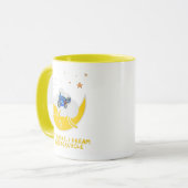 Ich schnarche nicht, ich träume, ich bin Motorrad Tasse (Vorderseite Links)