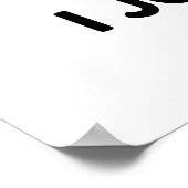 Ich schnarche nicht poster (Ecke)