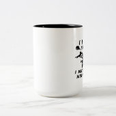 Ich schnarche nicht zweifarbige tasse (Mittel)