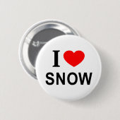 ICH ❤️ SCHNEE, ICH LIEBE SCHNEE, ICH HABE SCHNEE BUTTON (Vorne & Hinten)
