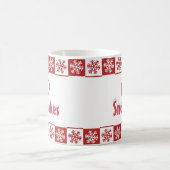Ich ❤️ Schneeflocken Kaffeetasse (Mittel)