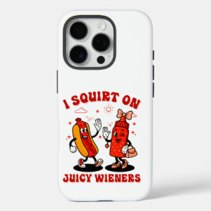 Ich schneide auf saftigen Dackeln Erwachsenen Humo iPhone 16 Pro Hülle