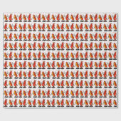 Ich schneide auf saftigen Dackeln Erwachsenen Humo Geschenkpapier (Flach)