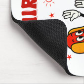 Ich schneide auf saftigen Dackeln Erwachsenen Humo Mousepad (Ecke)