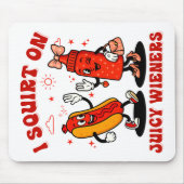 Ich schneide auf saftigen Dackeln Erwachsenen Humo Mousepad (Vorne)