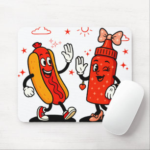 Ich schneide auf saftigen Dackeln Erwachsenen Humo Mousepad