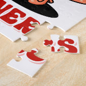 Ich schneide auf saftigen Dackeln Erwachsenen Humo Puzzle (Seite)