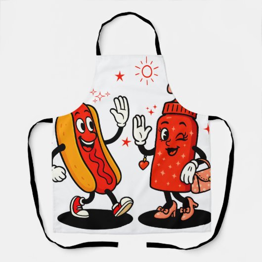 Ich schneide auf saftigen Dackeln Erwachsenen Humo Schürze (Vorderseite)