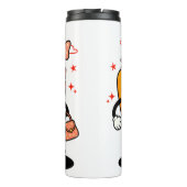 Ich schneide auf saftigen Dackeln Erwachsenen Humo Thermosbecher (Rückseite)