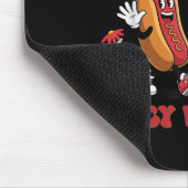 Ich schneide auf saftigen Dackeln - erwachsener Hu Mousepad (Ecke)