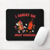 Ich schneide auf saftigen Dackeln - erwachsener Hu Mousepad (Mit Mouse)