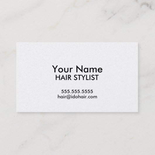 Ich schneide dir Visitenkarten ab Visitenkarte (Rückseite)