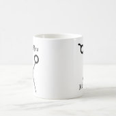 Ich schneide Sie (schwarzes Kaffeetasse (Mittel)
