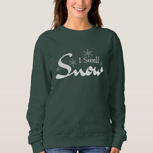 ICH SCHNELL SCHNEE SWEATSHIRT (Vorderseite)