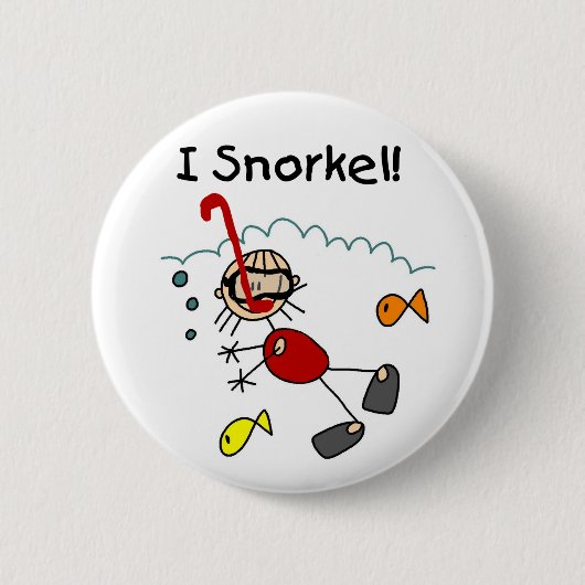 Ich Schnorchelknopf Button (Vorderseite)