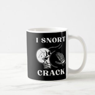 Ich schnupfe Crack Skelett Schädel Arsch Lustig So Kaffeetasse