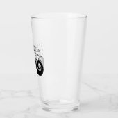 Ich Schnurrbart Spaß Humor Glas (Links)
