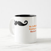 Ich Schnurrbart Zweifarbige Tasse (Vorderseite Links)