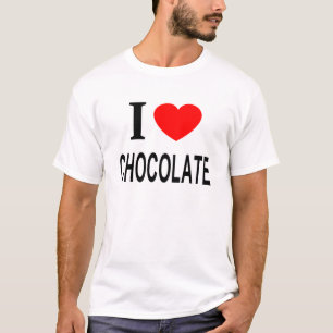 Ich ❤️ SCHOKOLADE Ich liebe Schokolade Ich mag Sch T-Shirt