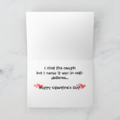 Ich schoss den Seraph-Valentinstag Feiertagskarte (Innenseite)