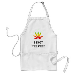 Ich schoss die KochReggae Rasta Schürze
