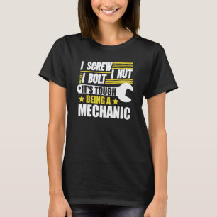 Ich schraube ich Nuss ich Bolzen Es ist hart ein M T-Shirt