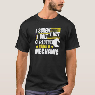 Ich schraube ich Nuss ich Bolzen Es ist hart ein M T-Shirt