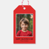 Ich schrecke dich wirklich ins Foto zum Valentinst Geschenkanhänger (Rückseite)