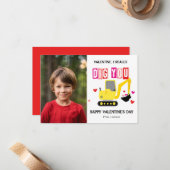 Ich schrecke dich wirklich ins Foto zum Valentinst Mitteilungskarte (Vorderseite/Rückseite Beispiel)