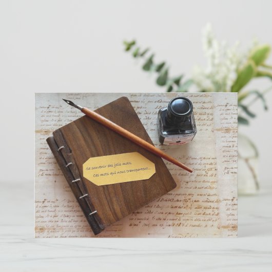 Ich schreibe (Stehend Vorderseite)