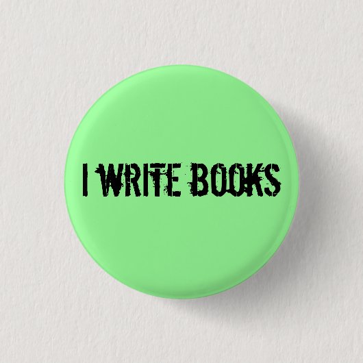 ich schreibe Bücher Button (Vorderseite)