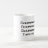 Ich schreibe Code Kaffeetasse (Mittel)
