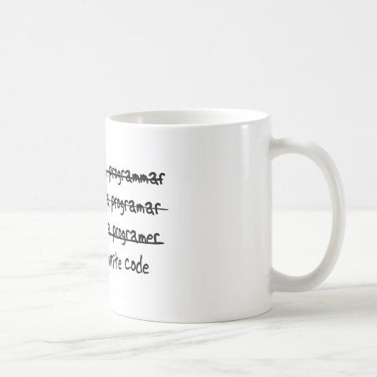 Ich schreibe Code Kaffeetasse (Rechts)
