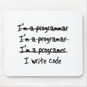 Ich schreibe Code Mousepad (Vorne)