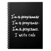 Ich schreibe Code Notizblock (Vorderseite)