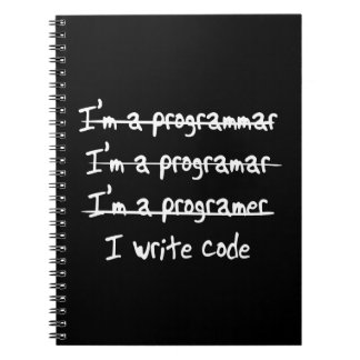Ich schreibe Code Notizblock