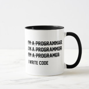 Ich schreibe Code Tasse