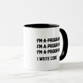 Ich schreibe Code Tasse (VorderseiteRechts)