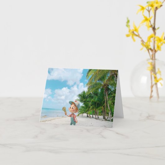 Ich schreibe Cone Karte (Gelbe Blume)