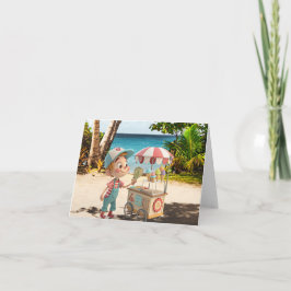 Ich schreibe Cone Karte