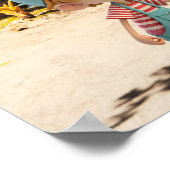 Ich schreibe Cone Poster (Ecke)