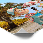Ich schreibe Cone Poster (Ecke)