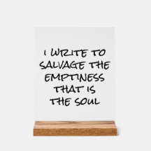 Ich schreibe ein Akryllisches Zeichen